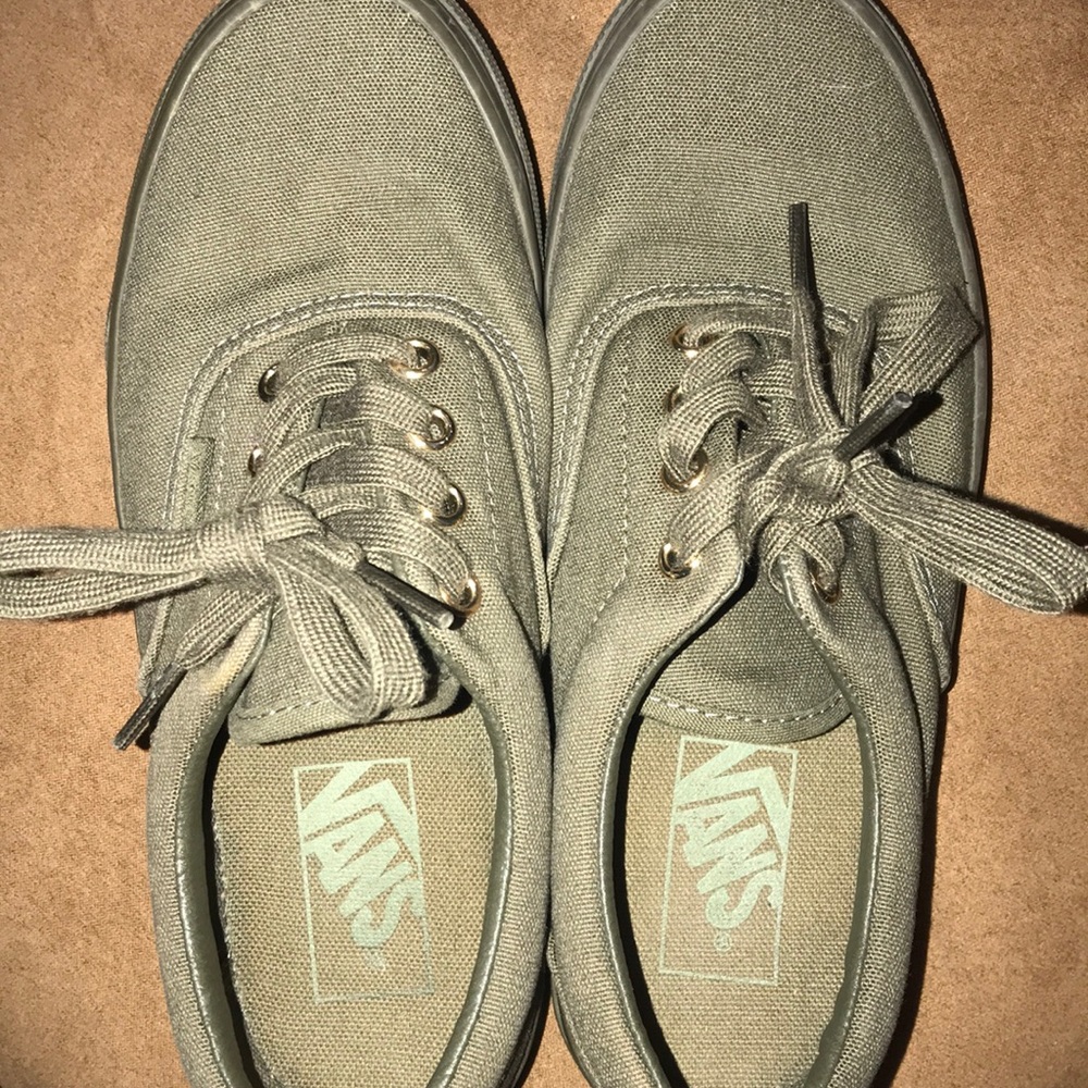 Olive green vans